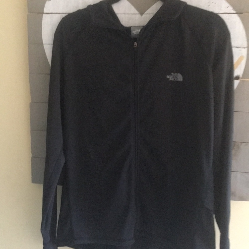 The North Face XL lightweight black hooded jacket